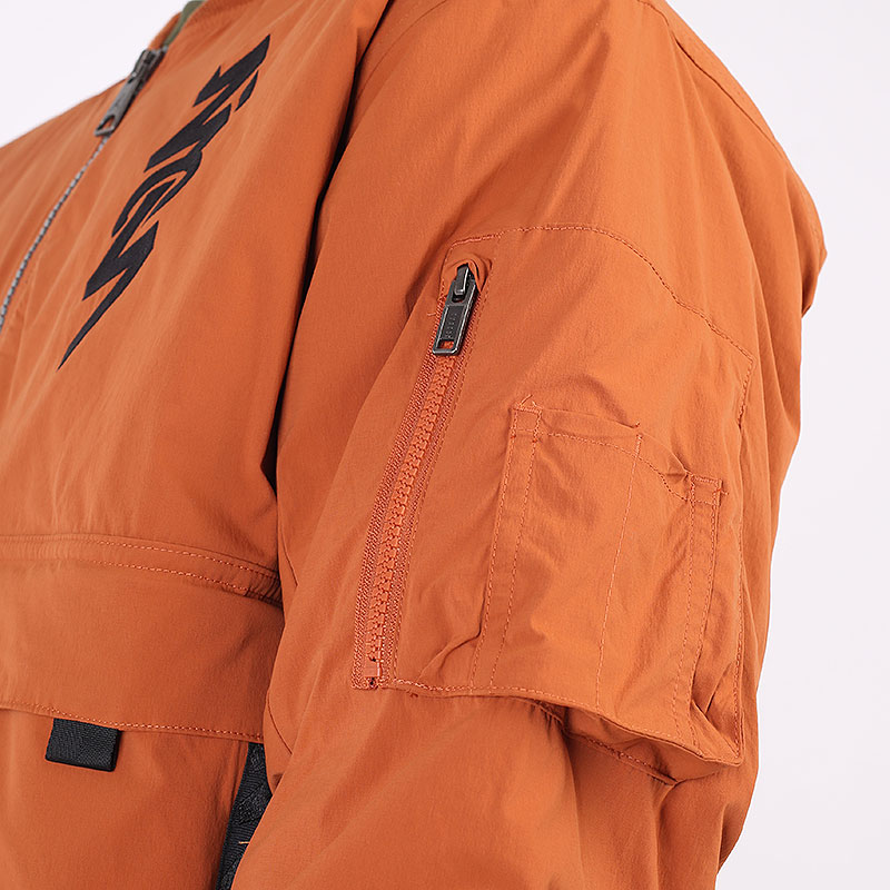 мужская оранжевая куртка Jordan Zion Flight Jacket DJ5867-246 - цена, описание, фото 4
